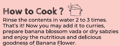 Nutrinat Banana Blossom 400gm, Ready to Cook, No Preservatives